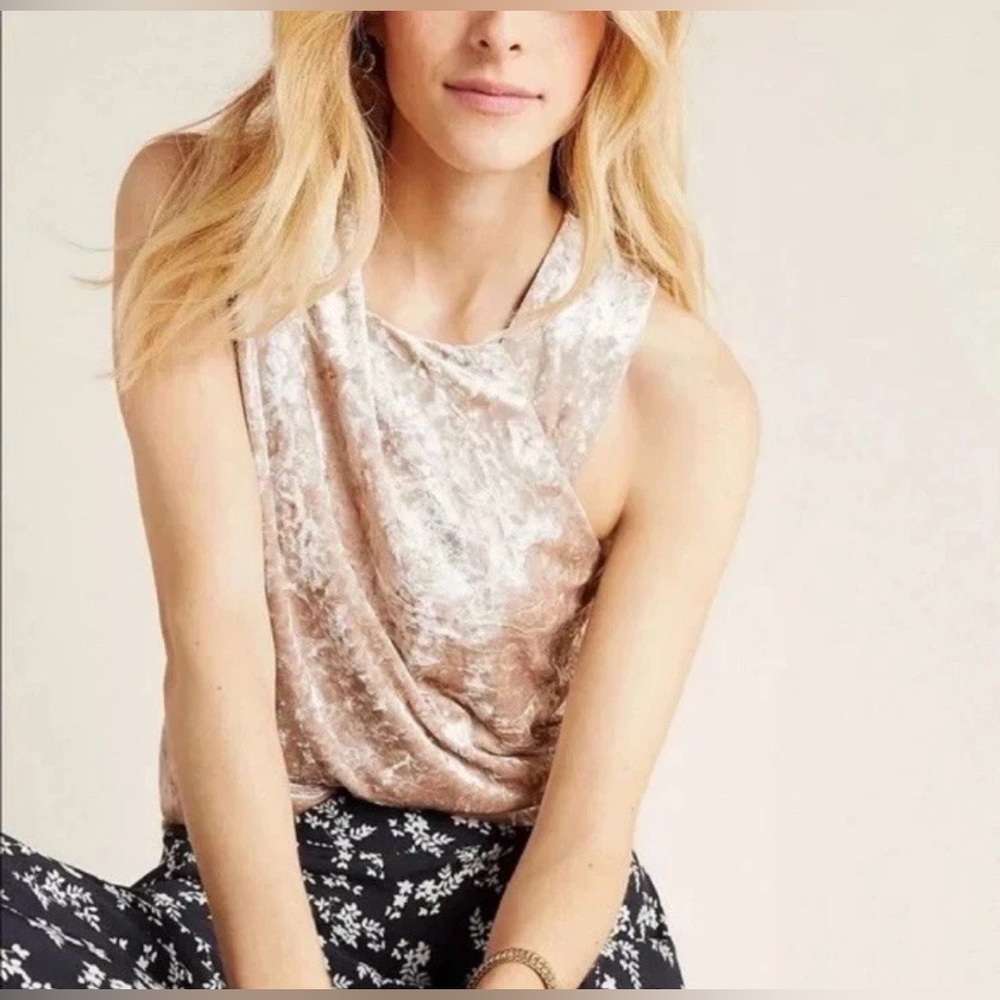 Anthropologie‎ Porridge
Jessie Velvet Halter Top
Neutral Small